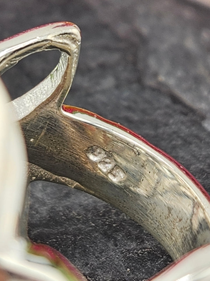 Cluster Topaz Ring Size 8