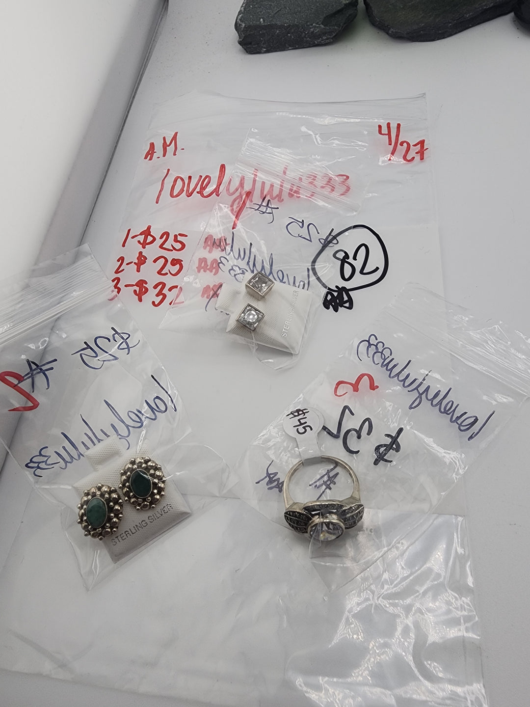 lovelylulu333 - 4/27/26 - 3 925 Sterling Silver Items