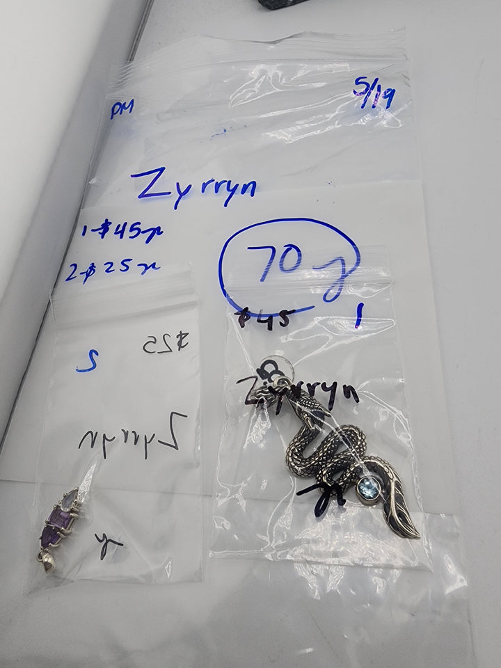 Zyrryn - 5/19/26 PM - 2 925 Sterling Silver
