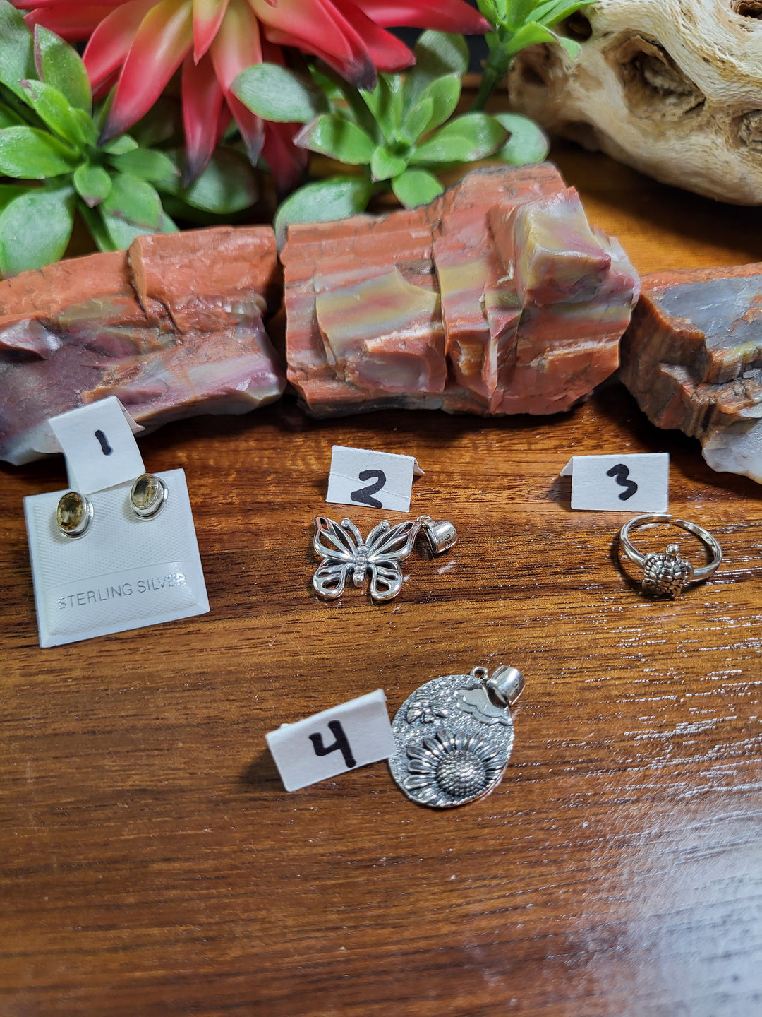 RESERVED FOR: Kristi K 7/25/24- 4 Sterling Silver Items