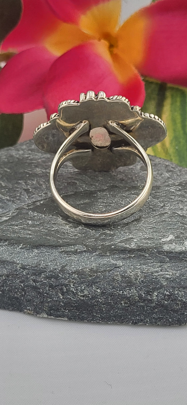 Moonstone and 925 Sterling Silver Ring Size 9