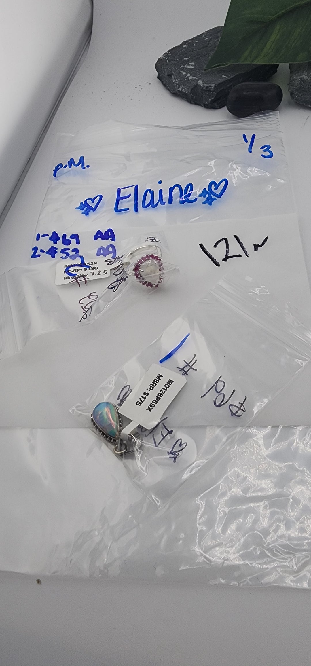 PM SHOW 48HR - RESERVED FOR: ❤️Elaine❤️ - 1/3/2026 tiktok Live Show - 2 Sterling Silver Items