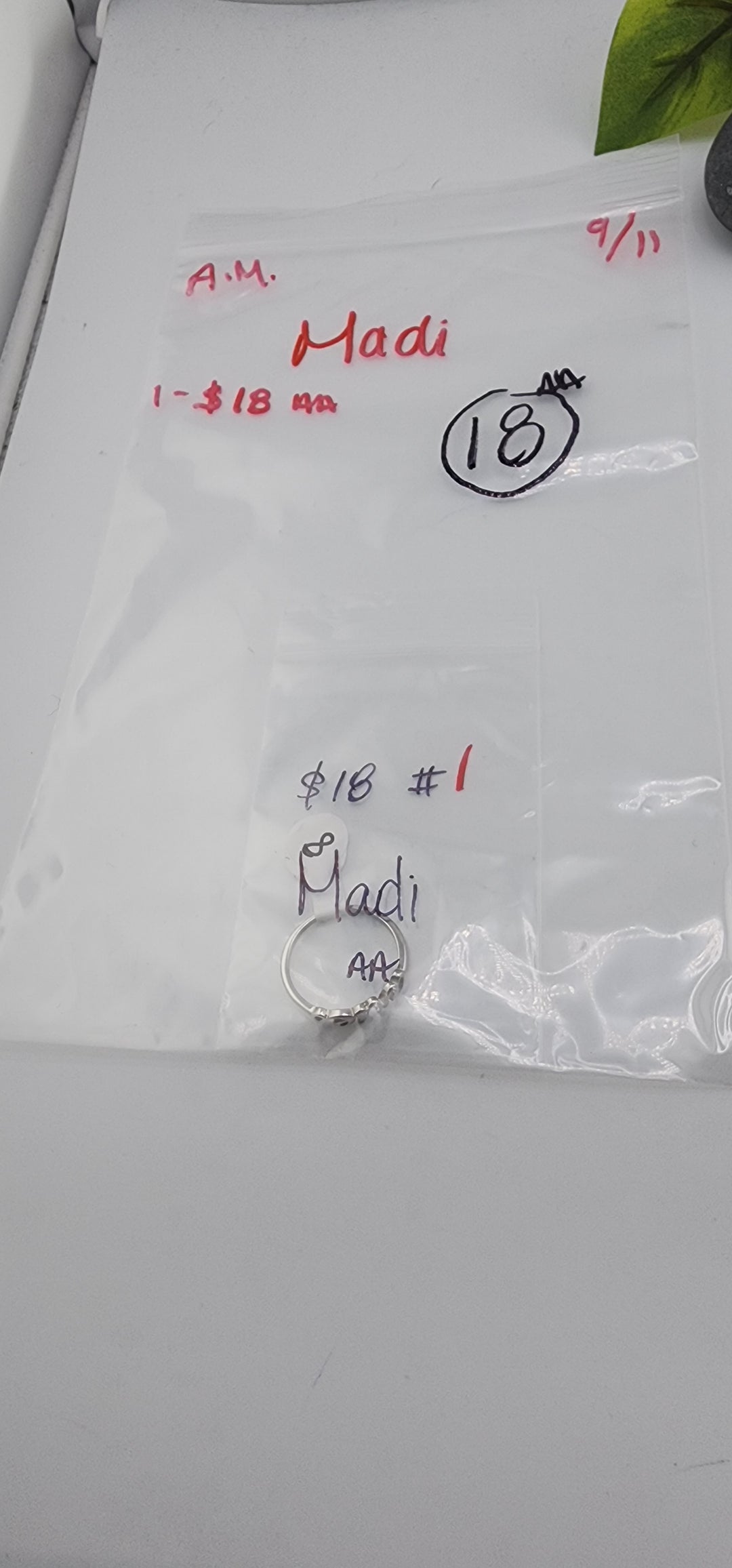 AM SHOW 48HR - RESERVED FOR: Madi - 9/11/2025 FL tiktok Live Show - 1 Sterling Silver Items