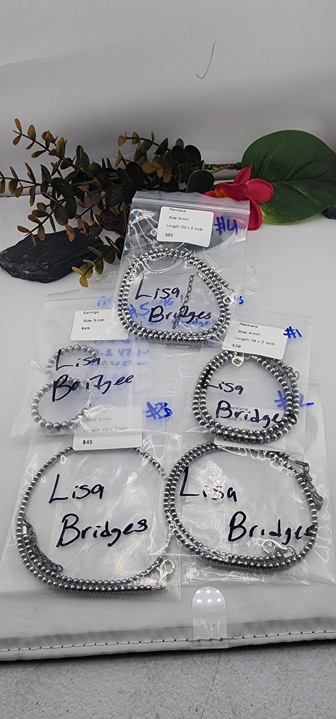 PM SHOW 48HR - RESERVED FOR:  Lisa Bridges *BAG 1*- 8/15/2025 FL tiktok Live Show -5  Sterling Silver Items