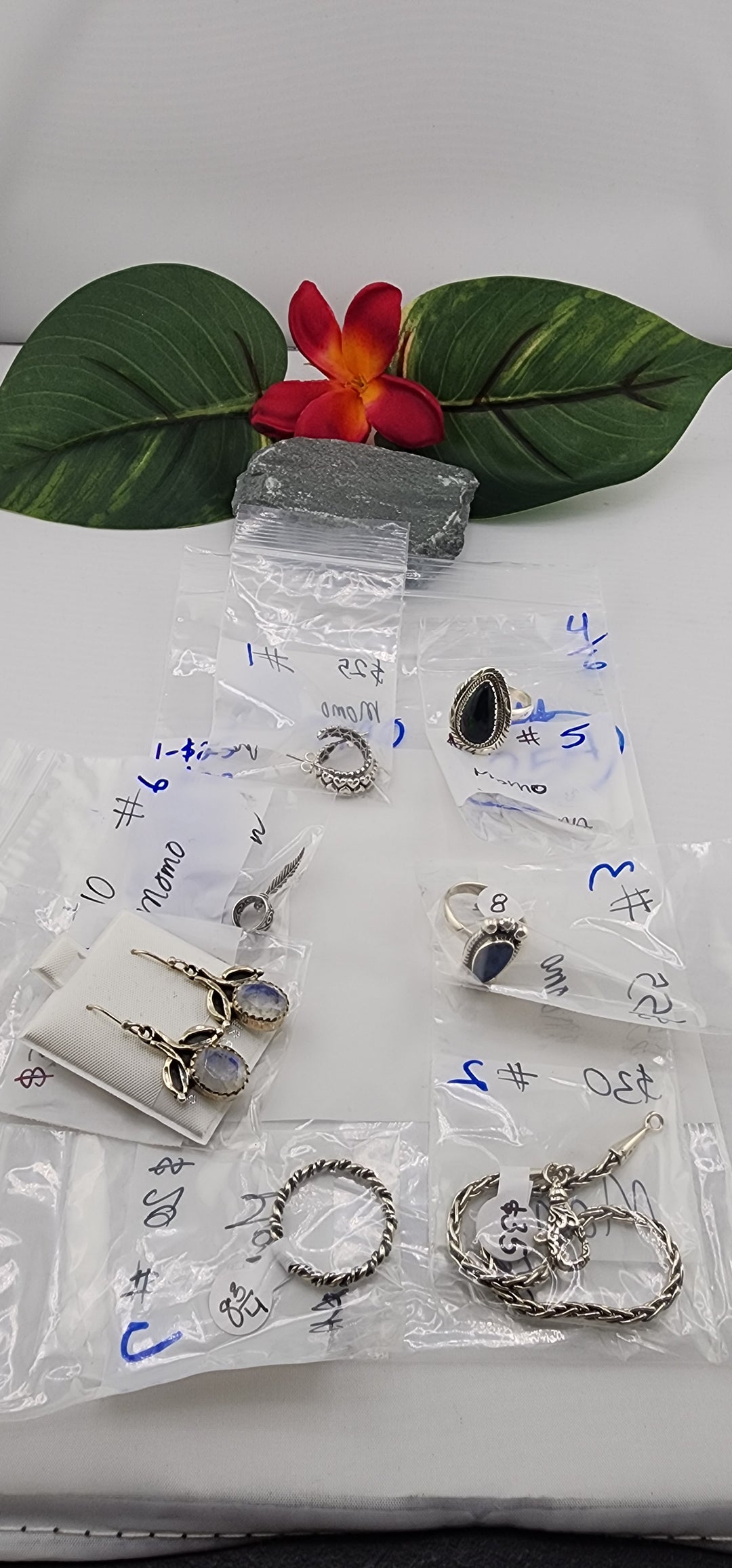 RESERVED FOR: Momo - 4/6/2025 tiktok Live Show - 7 Sterling Silver Items