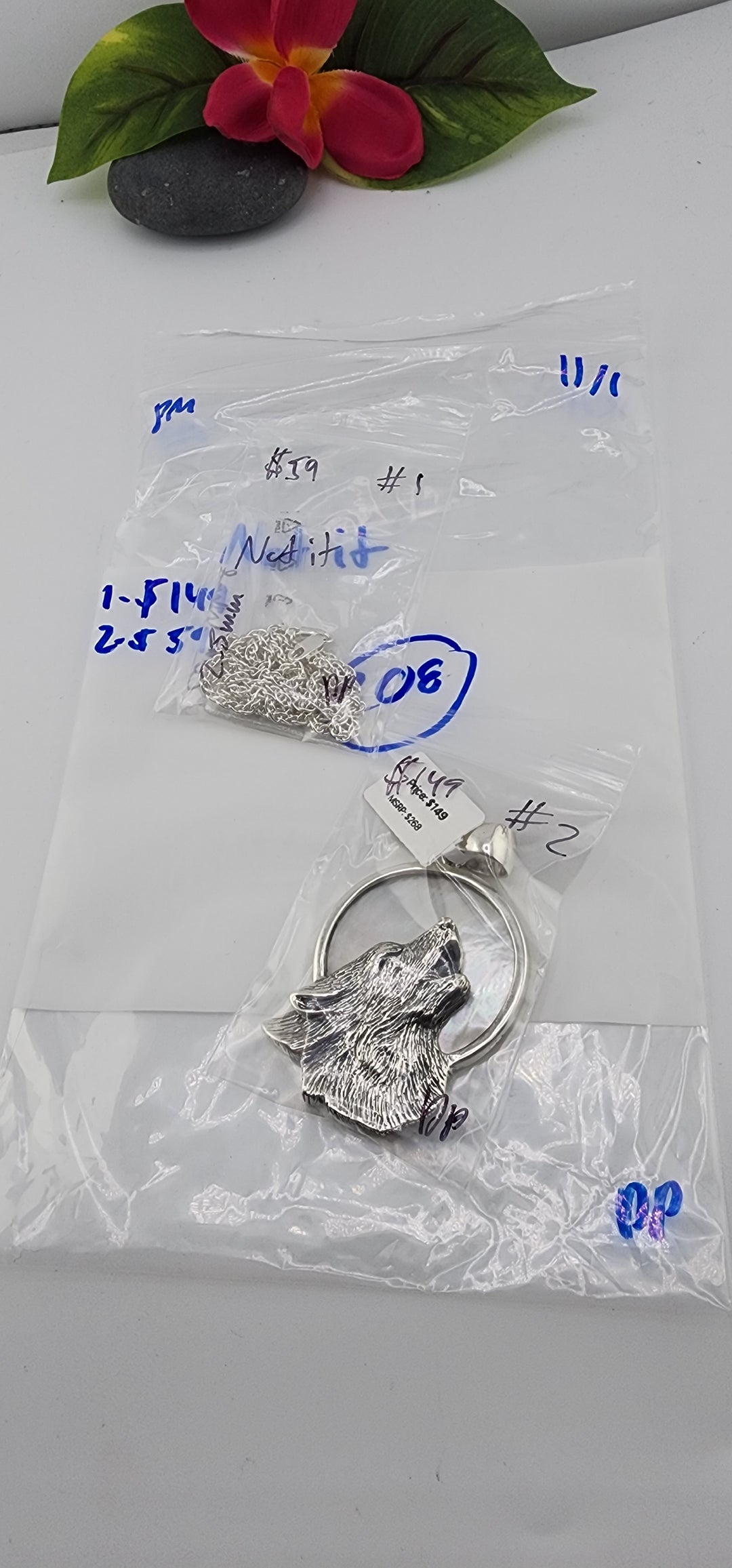 PM SHOW 48HR - RESERVED FOR: Not it - 11/1/2025 FL tiktok Live Show -2 Sterling Silver Items