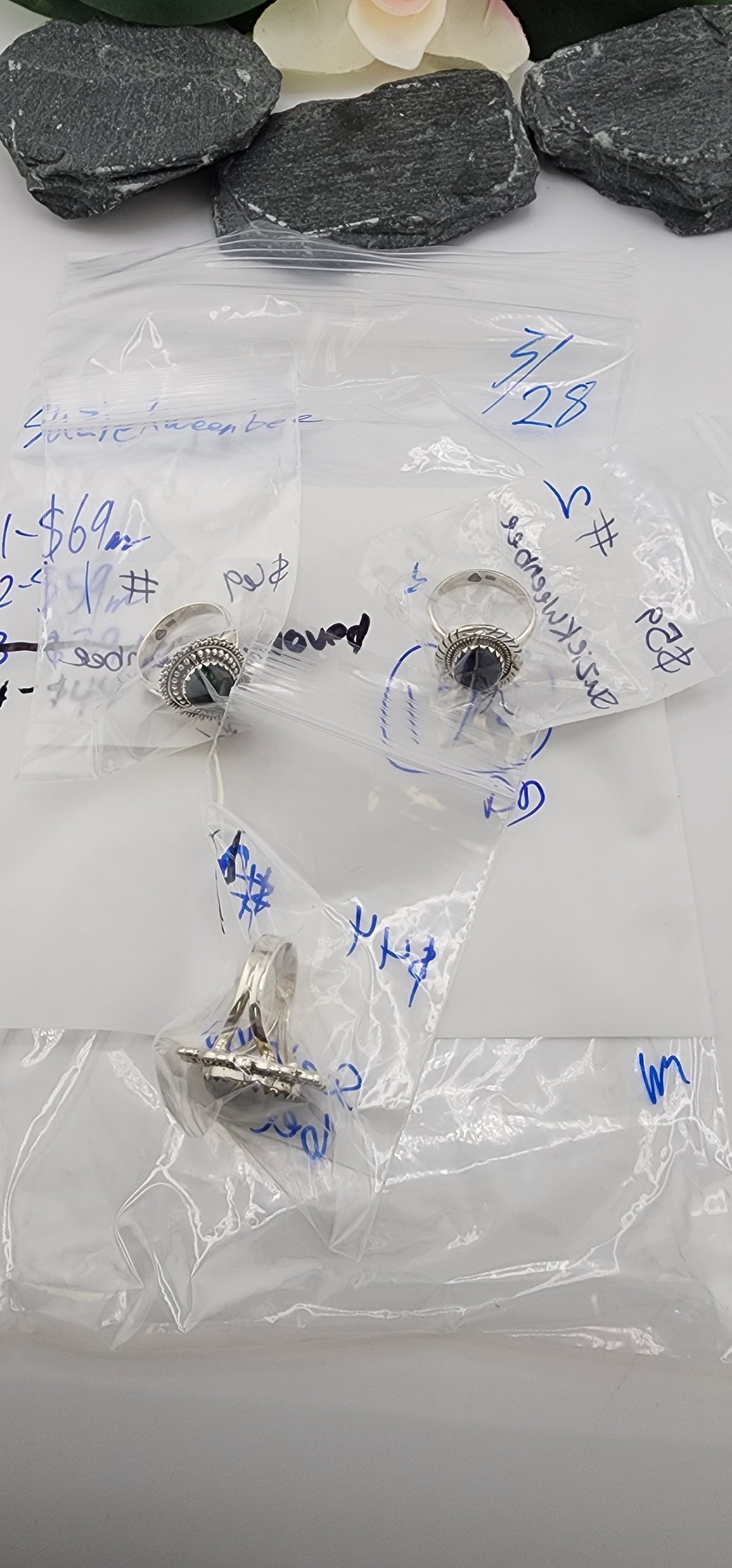 RESERVED FOR: suziekweenbee - 3/28/2025 tiktok Live Show - 3 Sterling Silver Items