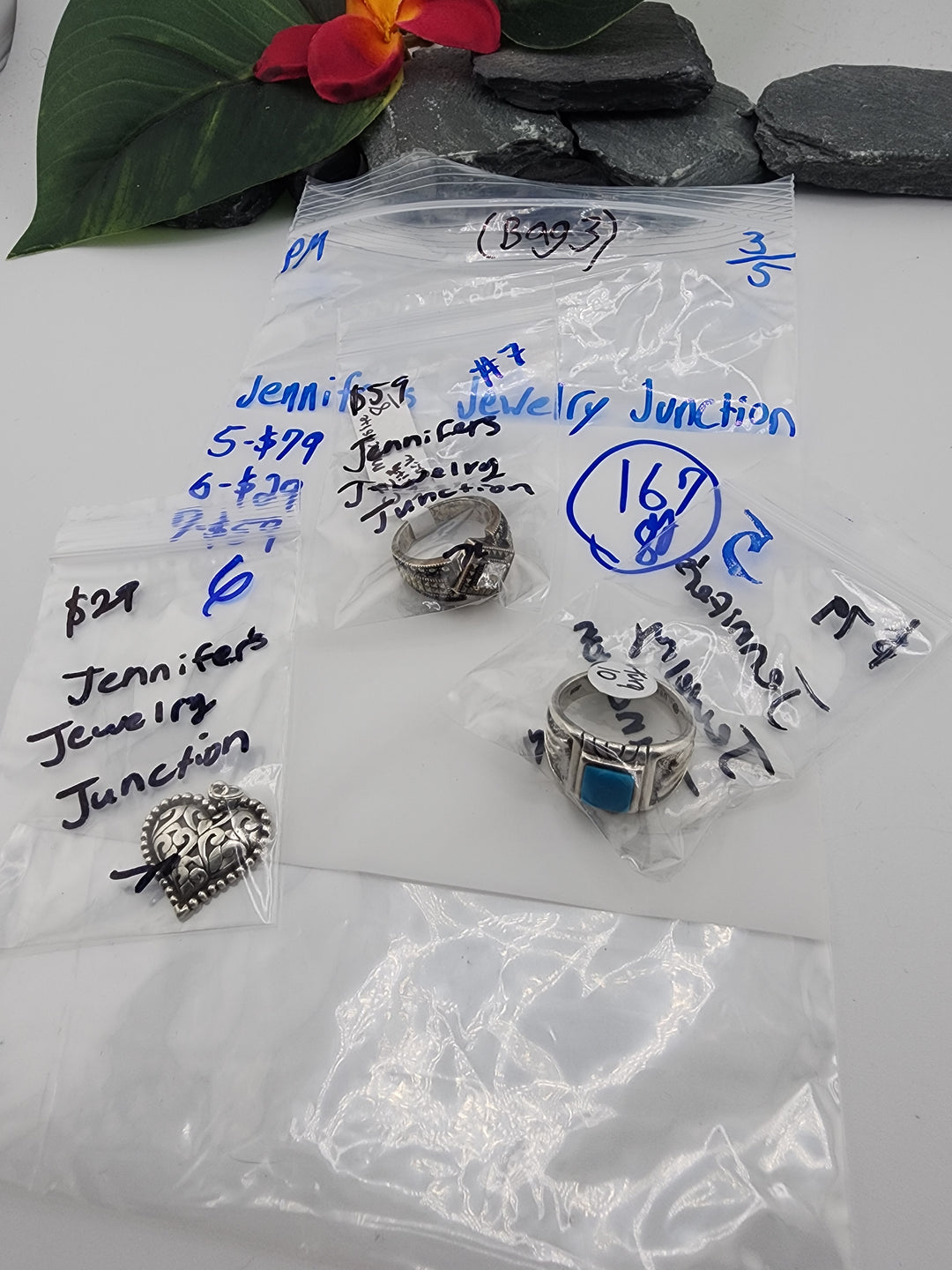 Jennifer's Jewelry Junction (Bag 3) - 3/5/26 - 3 - 925 Sterling Silver Items