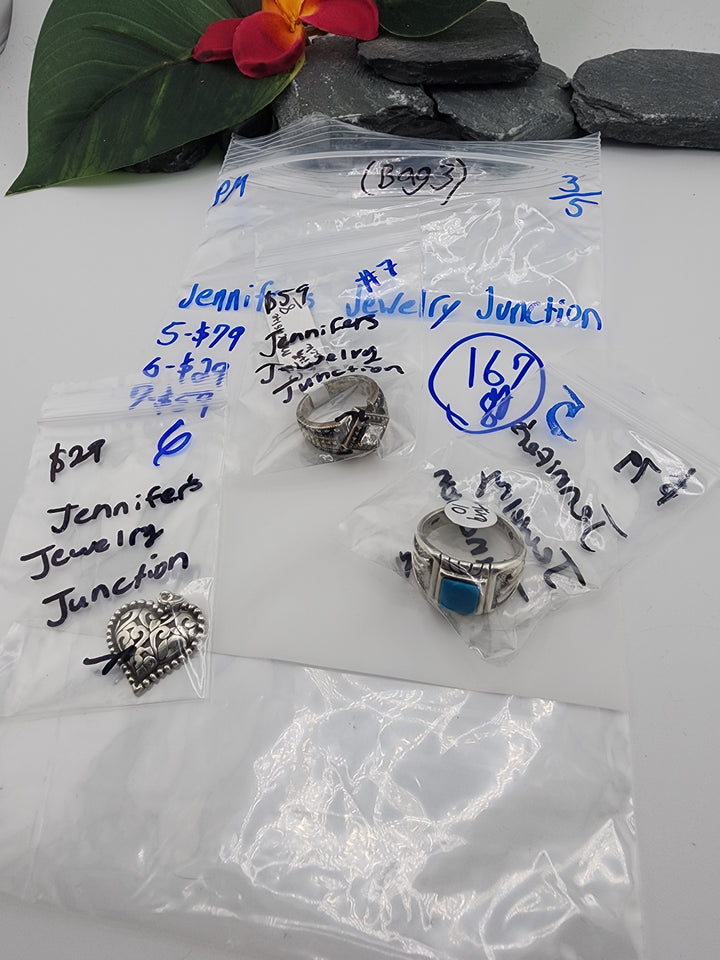 Jennifer's Jewelry Junction (Bag 3) - 3/5/26 - 3 - 925 Sterling Silver Items