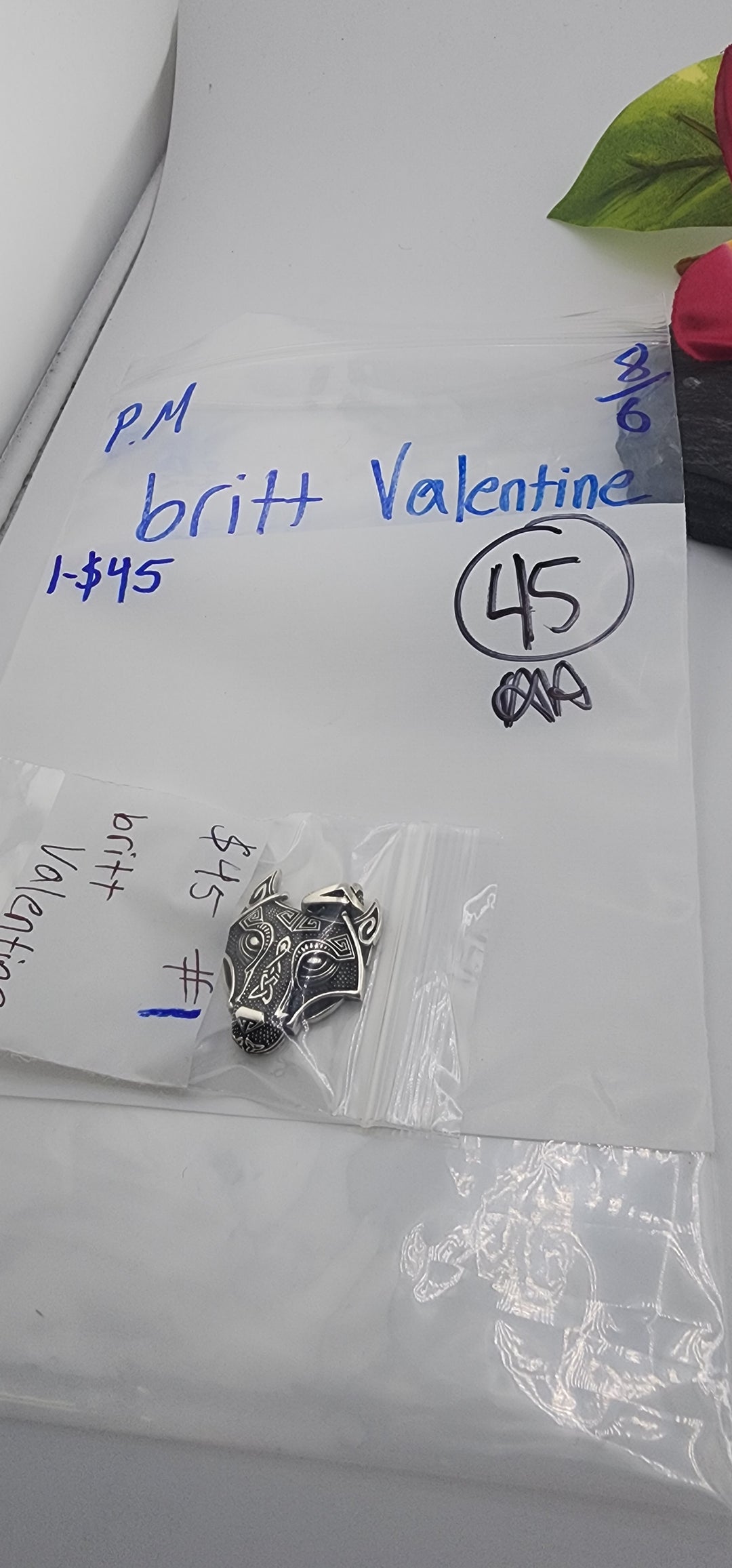 PM SHOW 48HR - RESERVED FOR: britt valentine - 8/6/2025 FL tiktok Live Show - 1 Sterling Silver Items