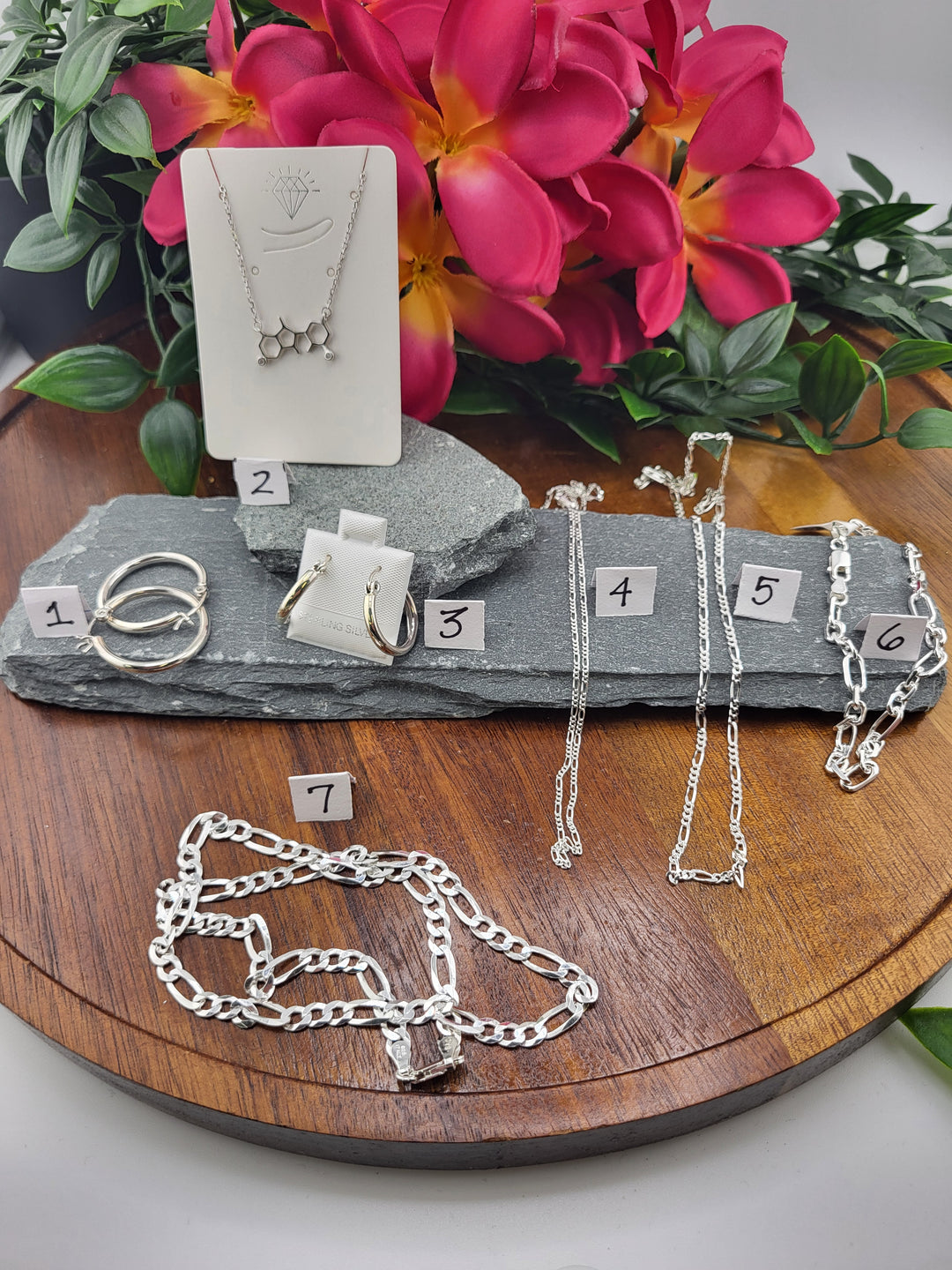 RESERVED FOR:  Chosen Princess-10/24/2024 - 7 Sterling Silver Items