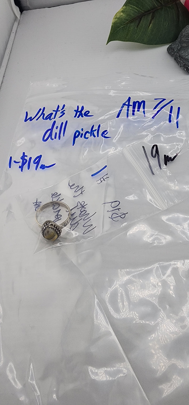 AM SHOW 48HR - RESERVED FOR: What's the dill pickle  - 7/11/2025 FL tiktok Live Show - 1 Sterling Silver Items
