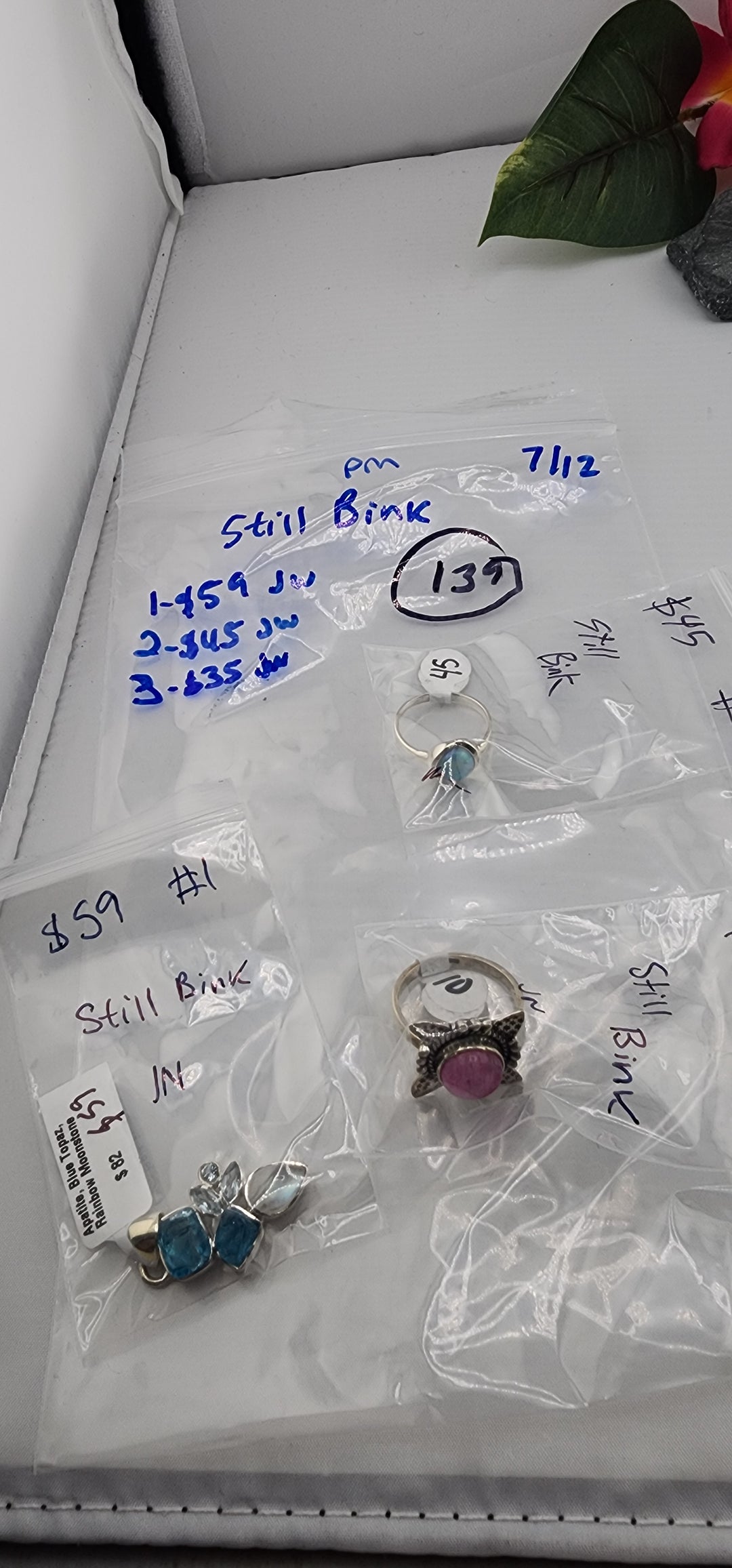 PM SHOW 48HR - RESERVED FOR:  Still Bink- 7/12/2025 FL tiktok Live Show -3  Sterling Silver Items