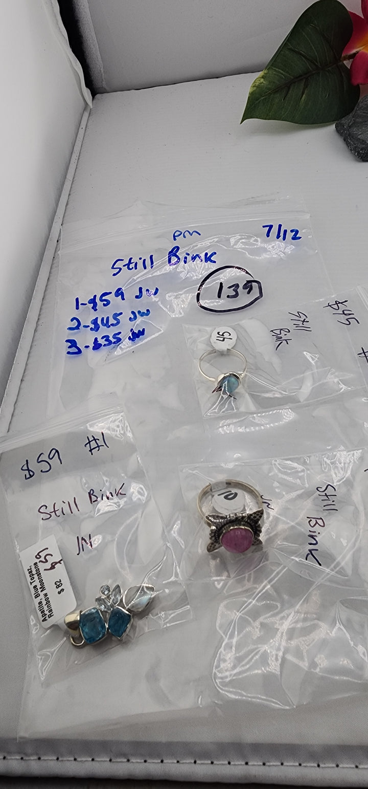 PM SHOW 48HR - RESERVED FOR:  Still Bink- 7/12/2025 FL tiktok Live Show -3  Sterling Silver Items