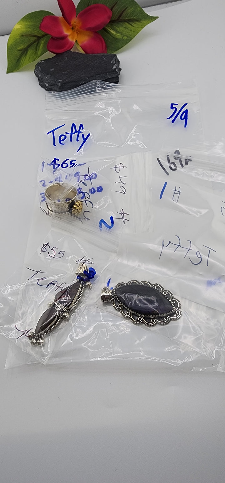 RESERVED FOR: Teffy - 5/9/2025 tiktok Live Show - 3 Sterling Silver Items
