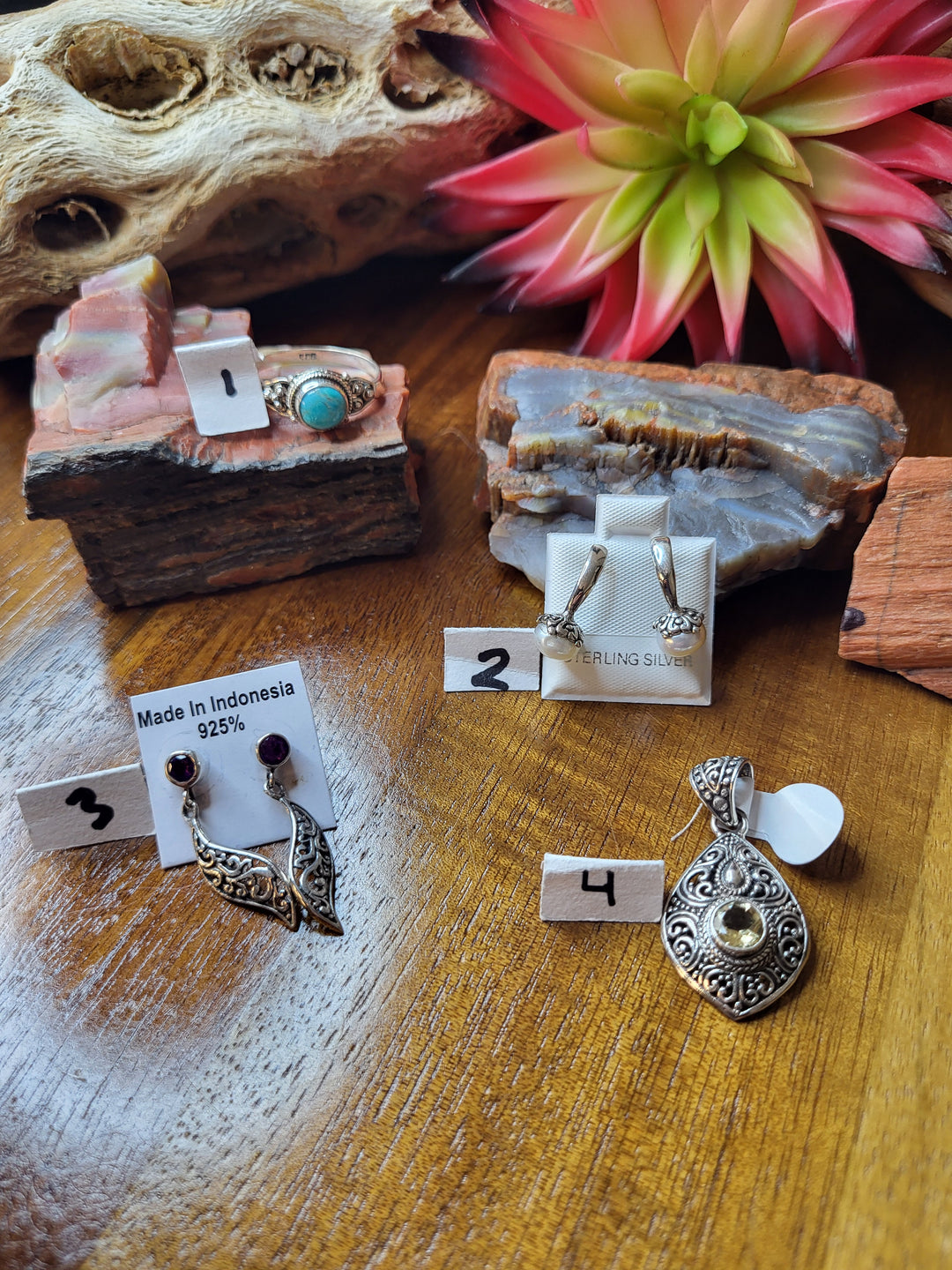 RESERVED FOR: Kina Lee 7/31/24- 3 Sterling Silver Items