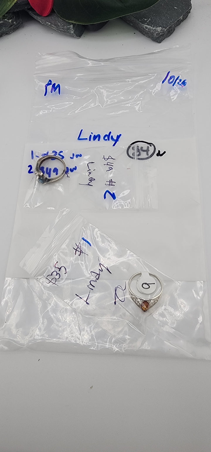 PM SHOW 48HR - RESERVED FOR:  Lindy- 10/26/2025 FL tiktok Live Show -2  Sterling Silver Items