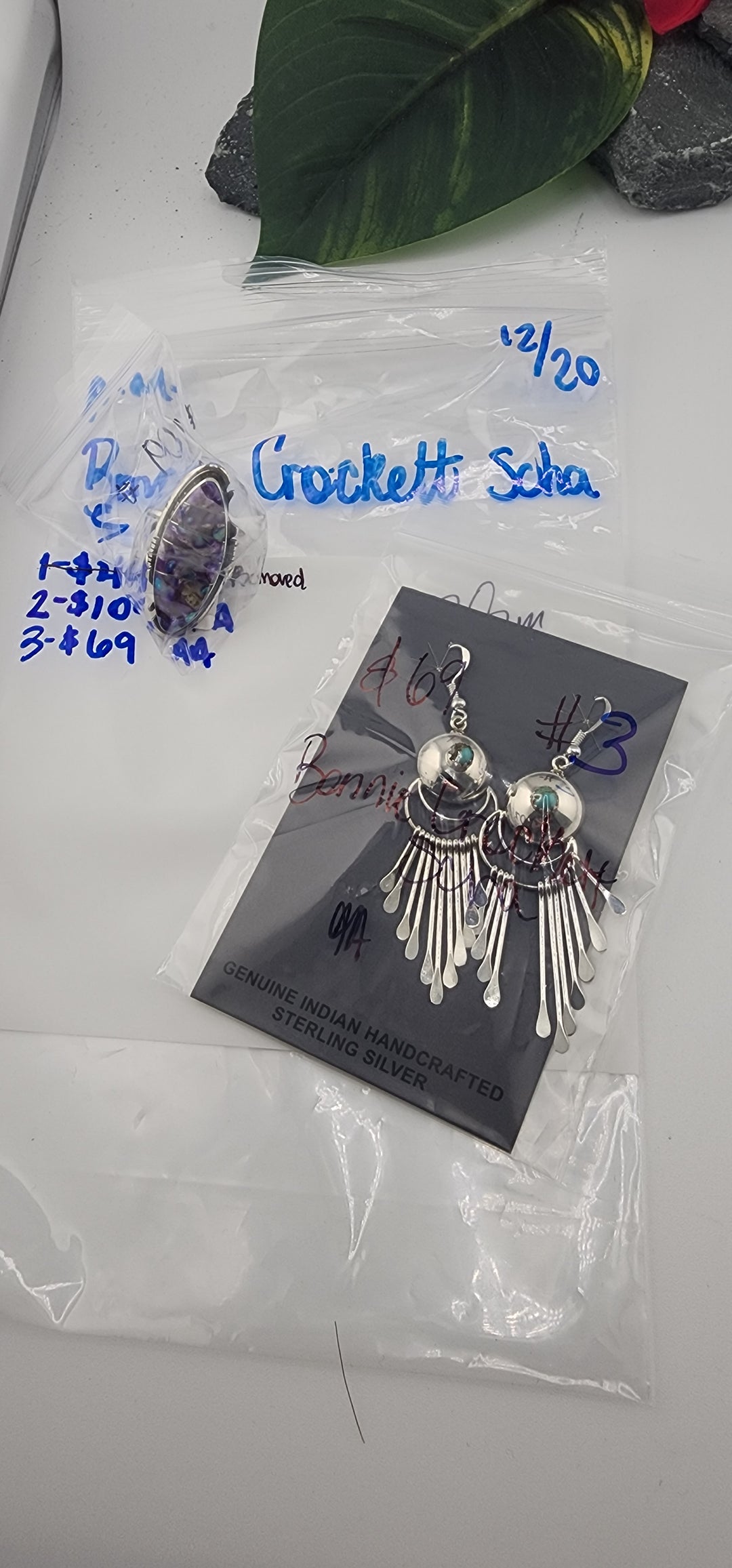 PM SHOW 48HR - RESERVED FOR: Bonnie Crockett Scha - 12/20/2025 tiktok Live Show - 2 Sterling Silver Items