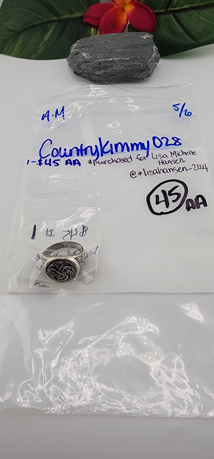 RESERVED FOR: Countrykimmy028  - 5/6/2025 tiktok A.M Live Show - 1 Sterling Silver Items