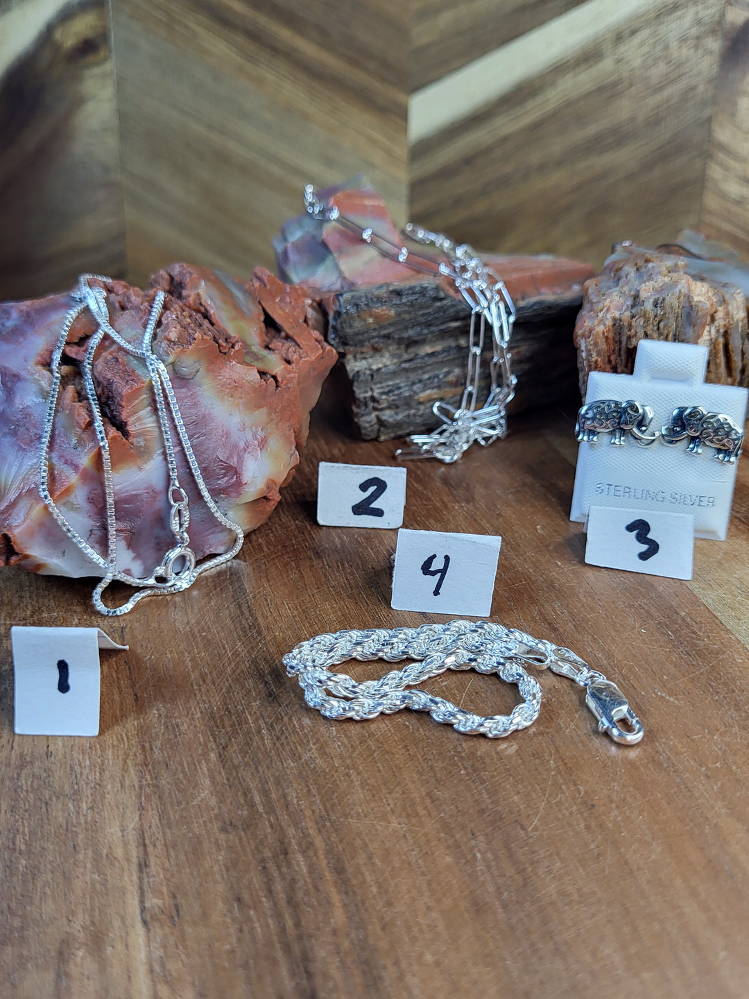 RESERVED FOR: HorrorGalSusan-7/17/24-4 Sterling Silver Items