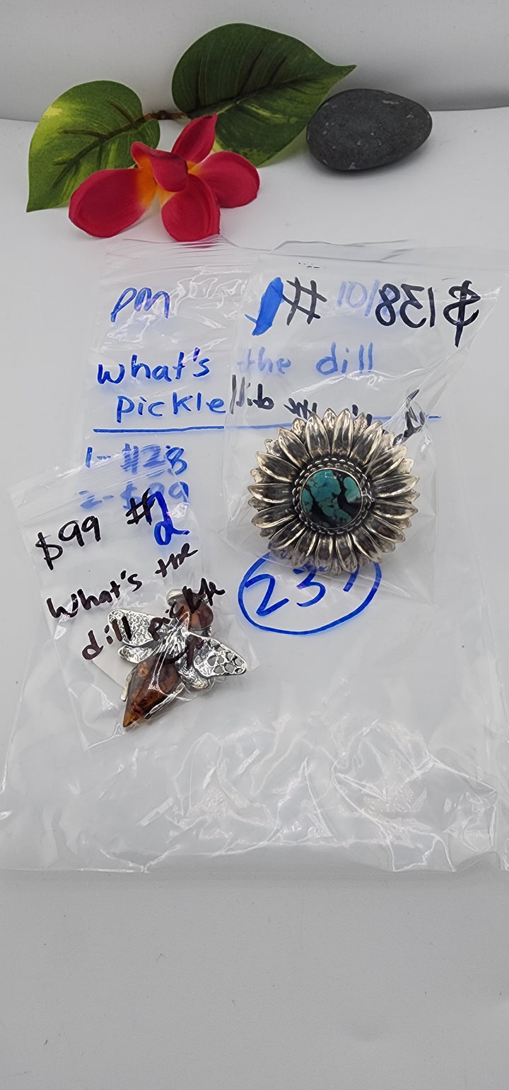 PM SHOW 48HR - RESERVED FOR: What's the dill pickle - 10/10/2025 FL tiktok Live Show - 2 Sterling Silver Items