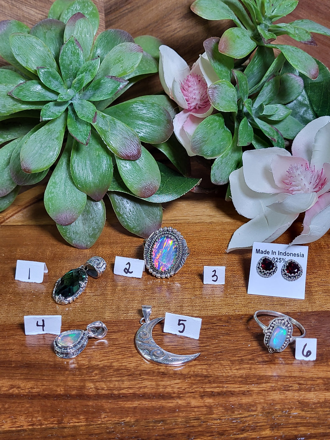 RESERVED FOR: Ever 8/9/24- 5 Sterling Silver Items
