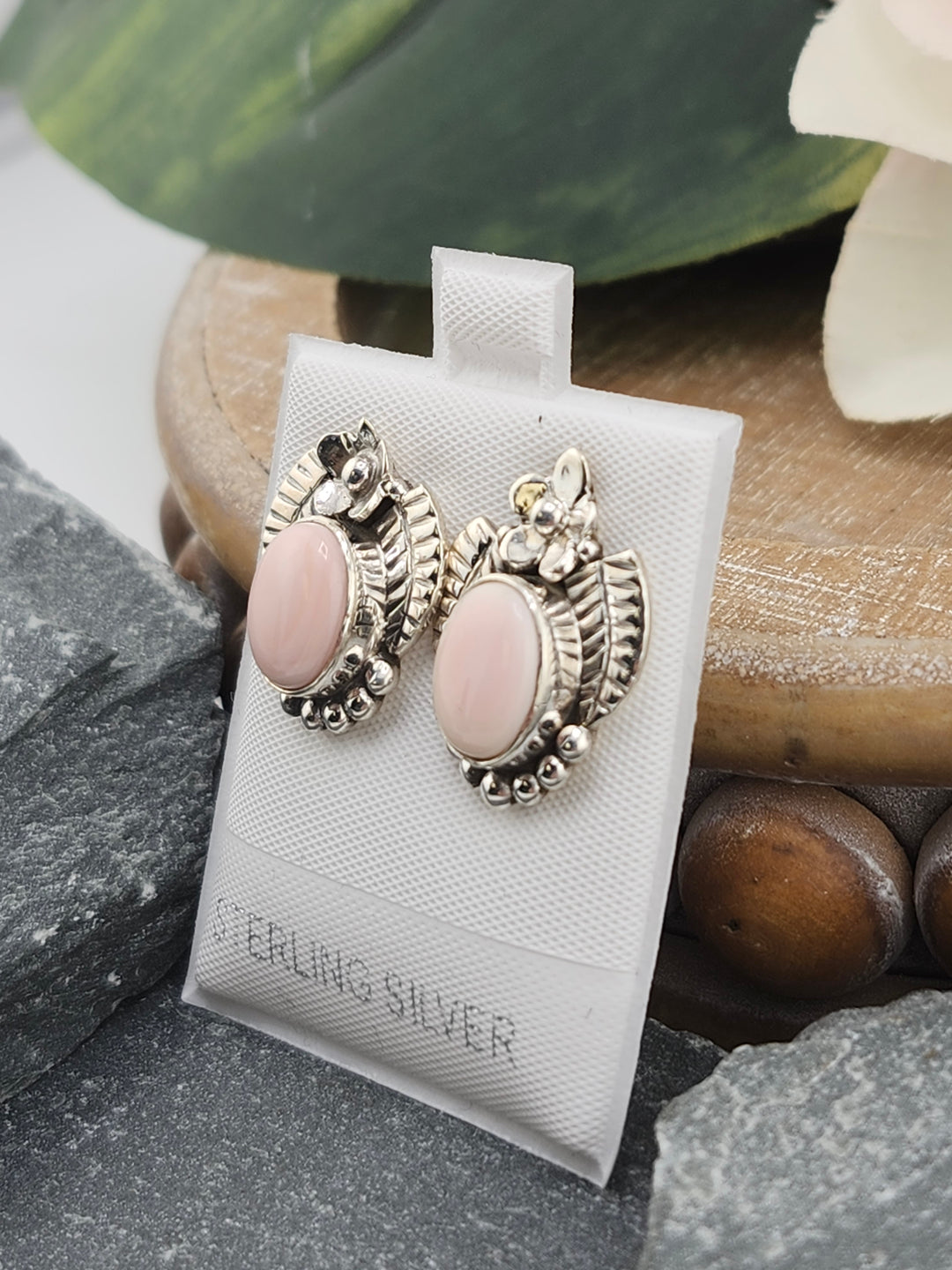 Southwest Queen Conch Post Back Studs