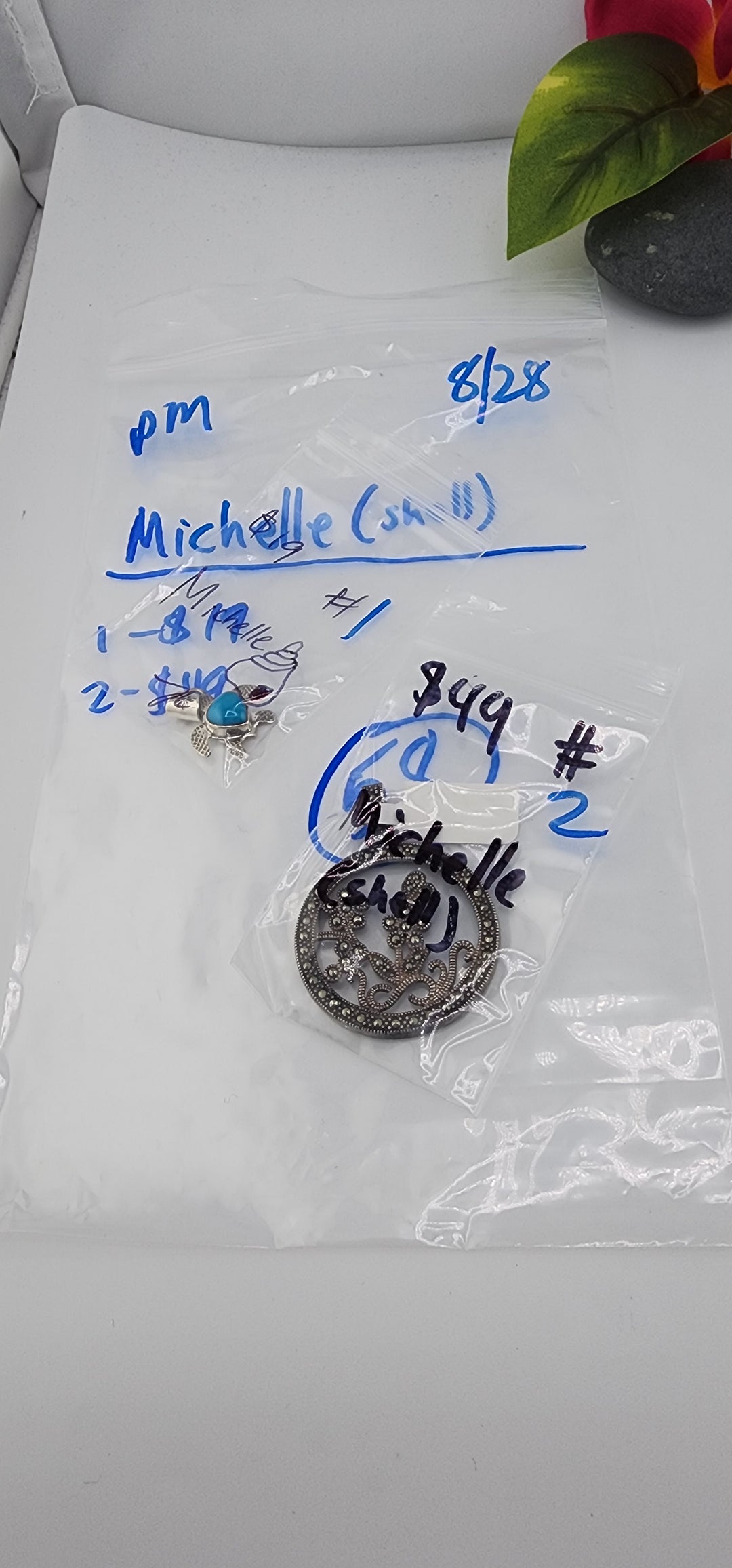 PM SHOW 48HR - RESERVED FOR: Michelle🐚 - 8/28/2025 FL tiktok Live Show - 2 Sterling Silver Items