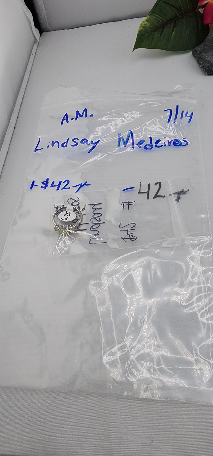 AM SHOW 48HR - RESERVED FOR: Lindsay Medeiros - 7/14/2025 FL tiktok Live Show - 1 Sterling Silver Items