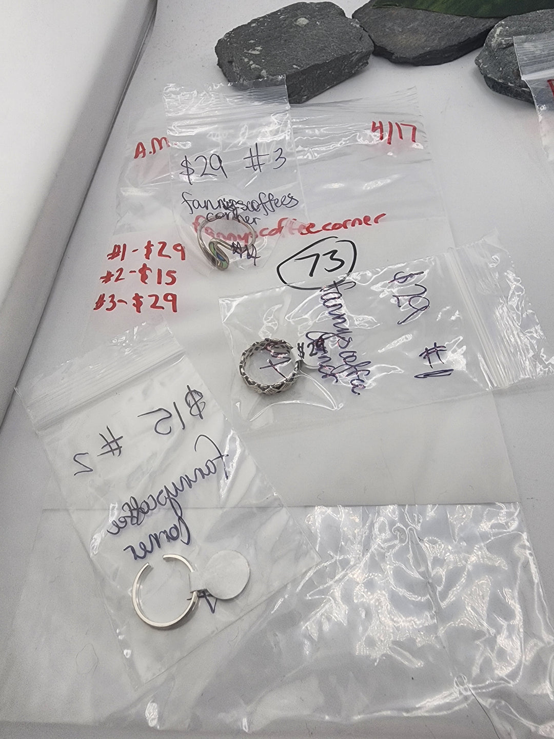 fannyscoffeecorner-4/17/26 - 3 925 Sterling Silver Items