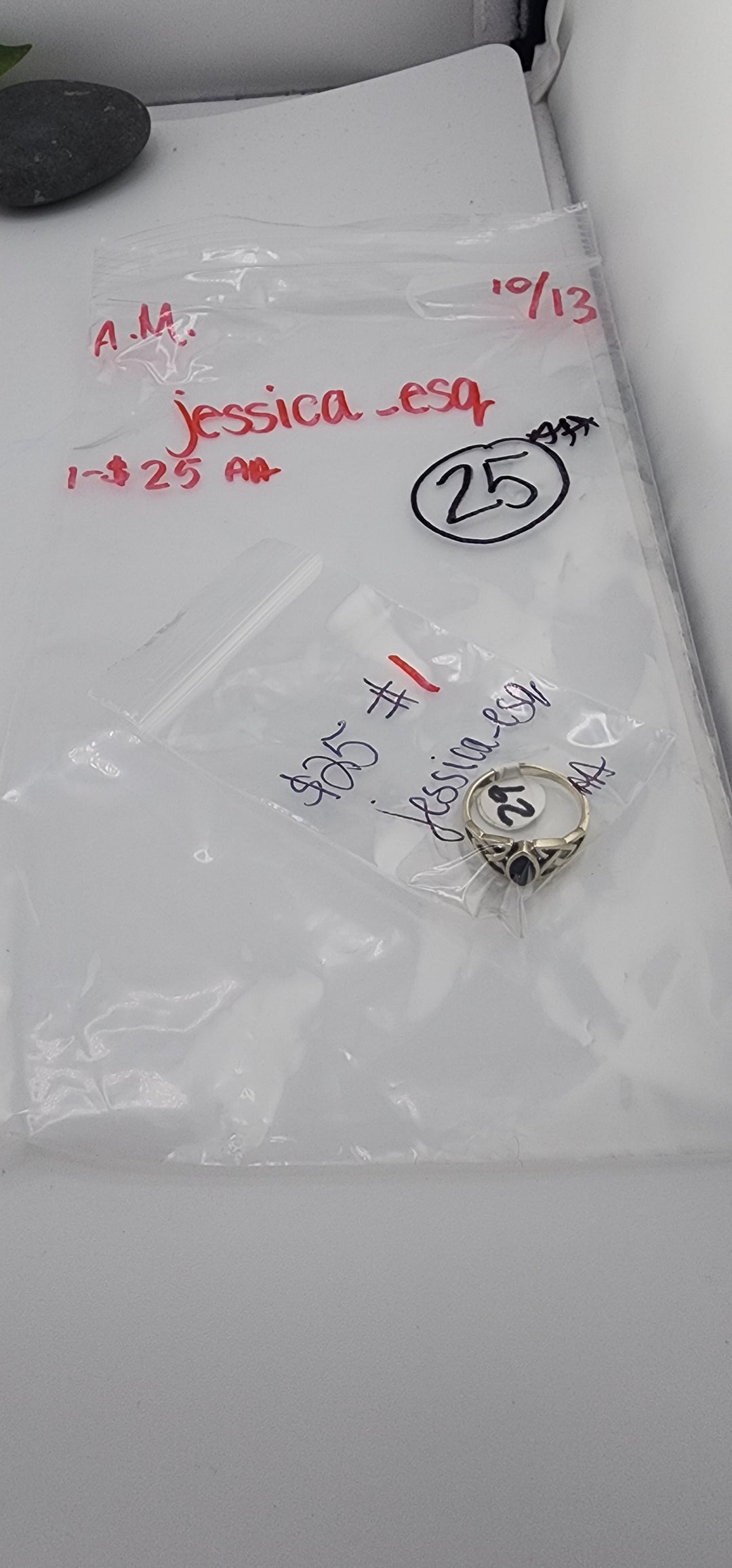 AM SHOW 48HR RESERVED FOR: jessica_esq   - 10/13/2025 FL tiktok Live Show - 1 Sterling Silver Items