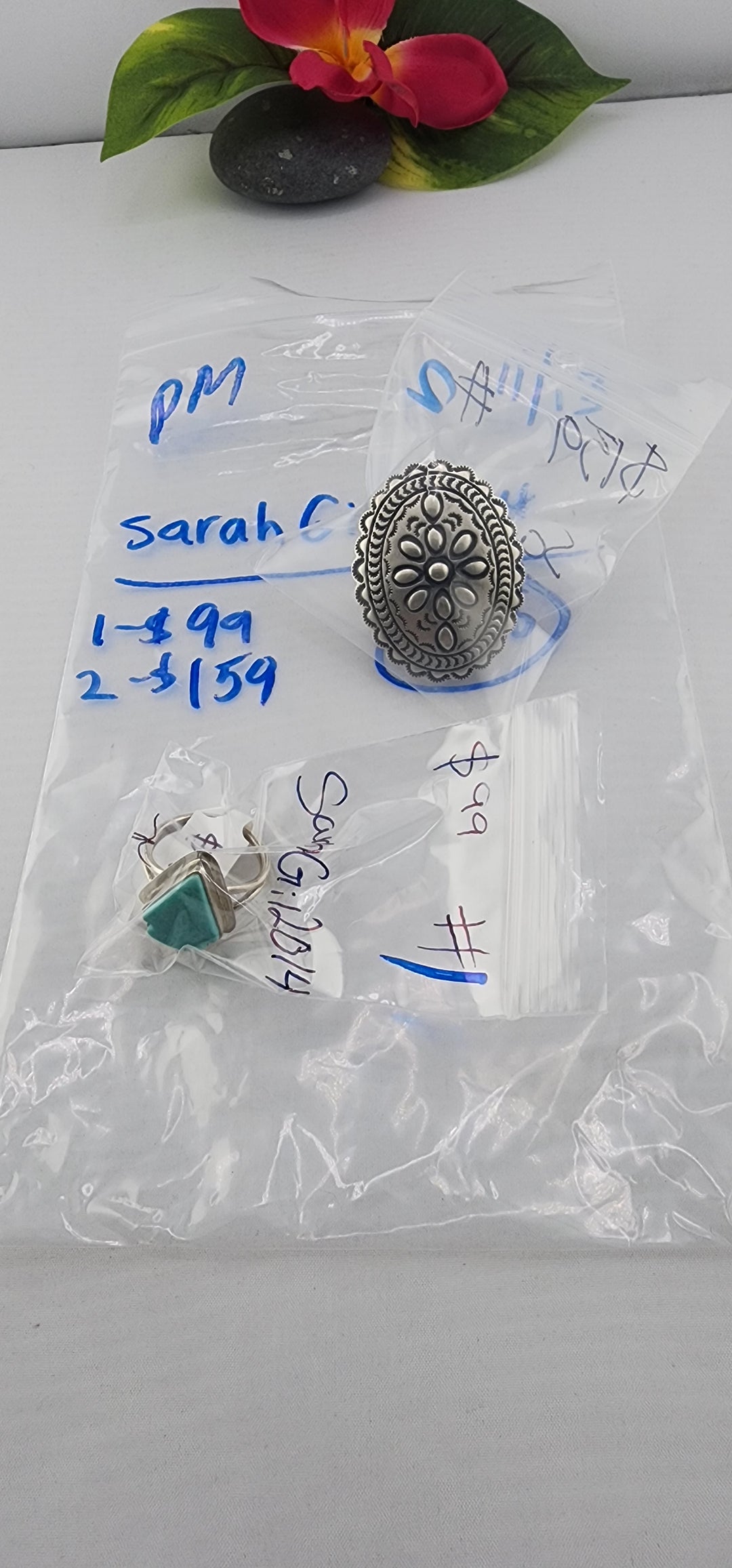 PM SHOW 48HR - RESERVED FOR: SarahGil2014 - 11/13/2025 tiktok Live Show - 2 Sterling Silver Items