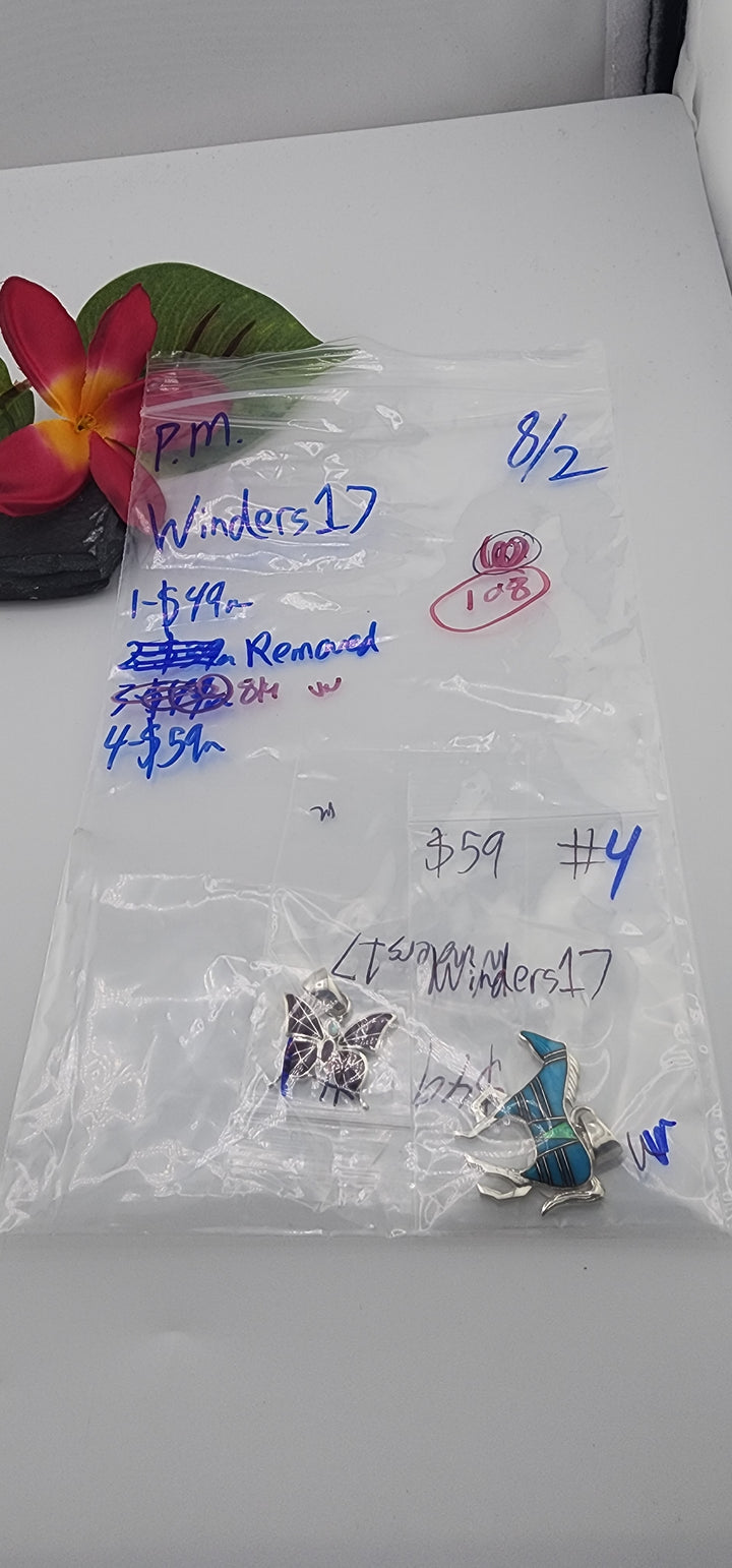 PM SHOW 48HR - RESERVED FOR: Winders17  - 8/2/2025 FL tiktok Live Show - 2 Sterling Silver Items