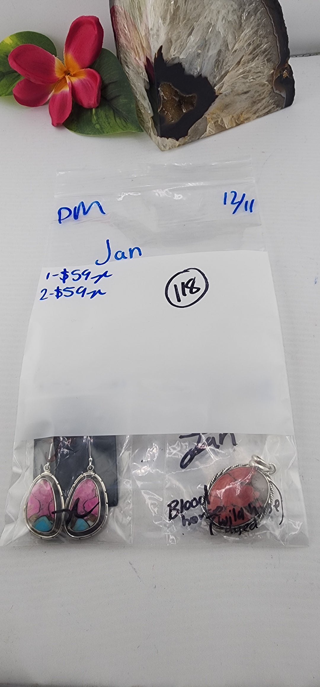 PM SHOW 48HR - RESERVED FOR: Jan - 12/11/2025 tiktok Live Show - 2 Sterling Silver Items