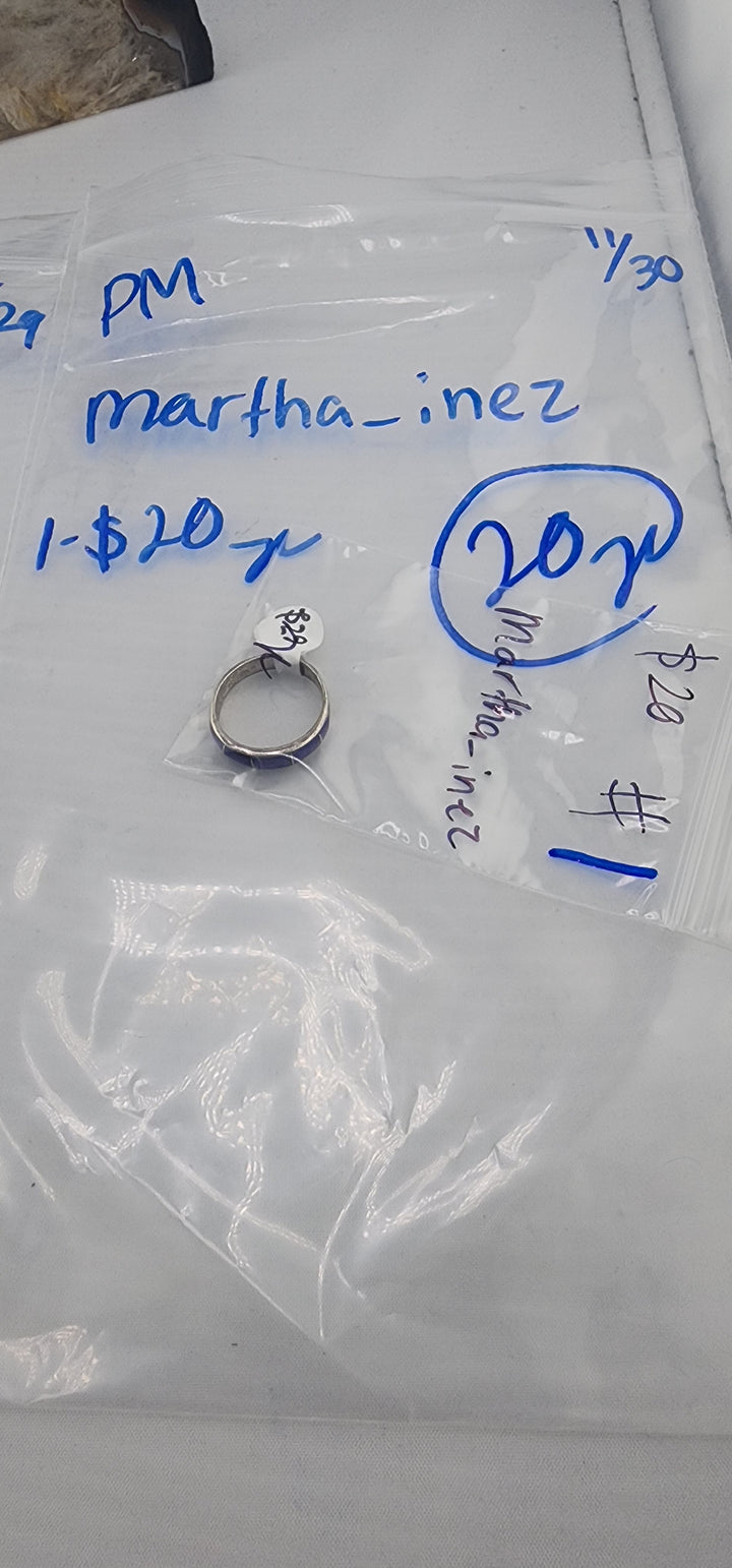PM SHOW 48HR - RESERVED FOR: martha_inez - 11/30/2025 tiktok Live Show - 1 Sterling Silver Items