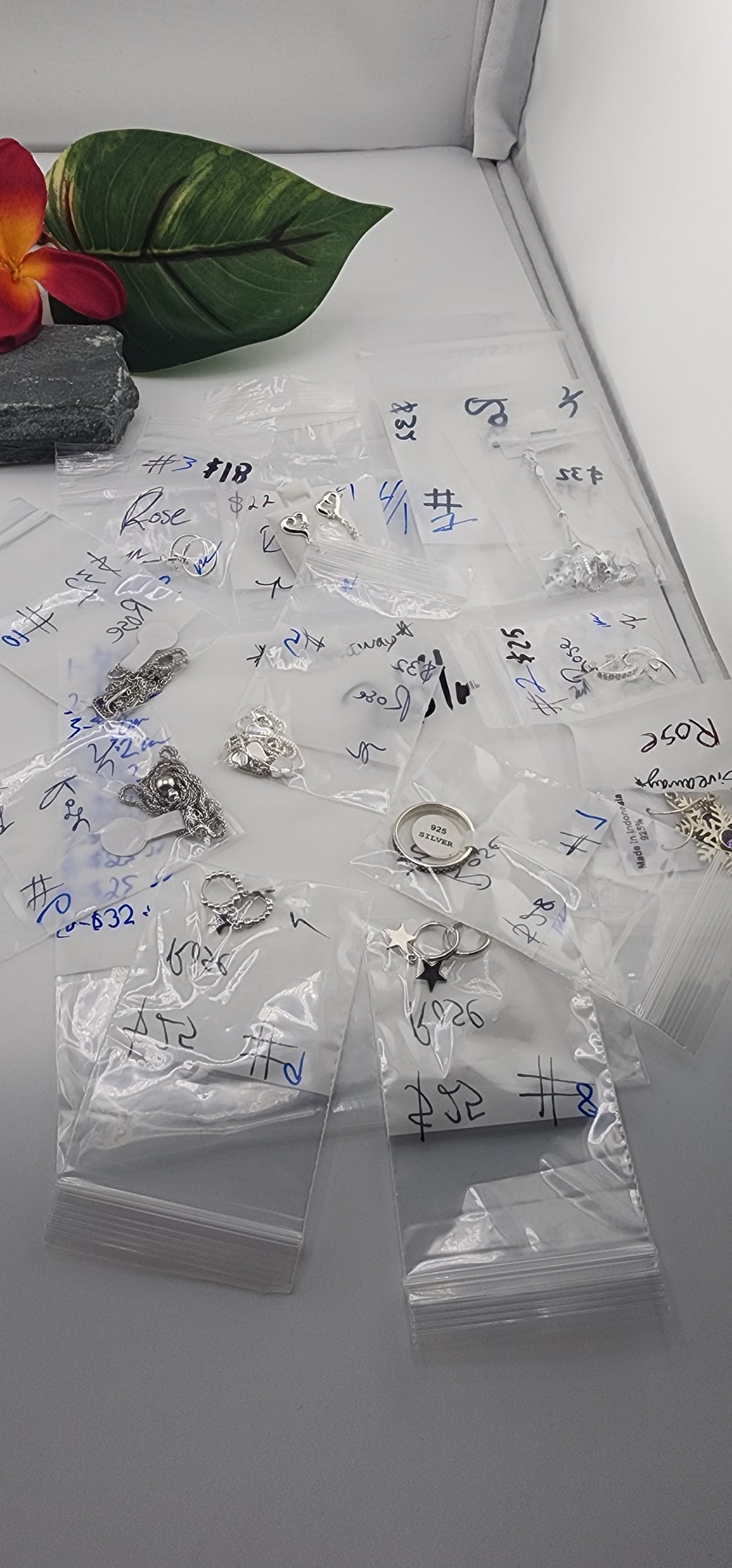 RESERVED FOR: Rose - 4/10/2025 tiktok Live Show - 11 Sterling Silver Items