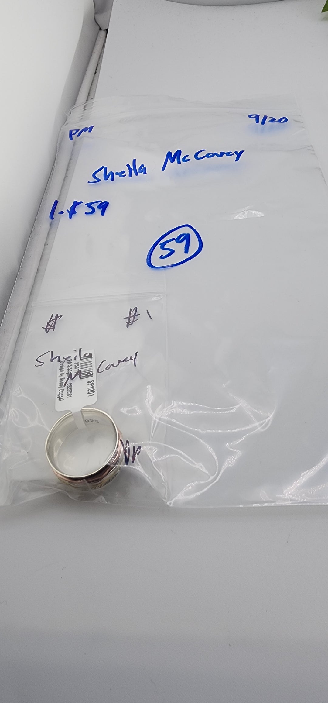 PM SHOW 48HR - RESERVED FOR:  Sheila McCovey- 9/20/2025 FL tiktok Live Show -1 Sterling Silver Items