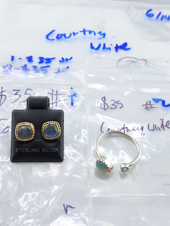 48HR - RESERVED FOR: Courtney White- 6/14/2025 FL tiktok Live Show - 2 Sterling Silver Items