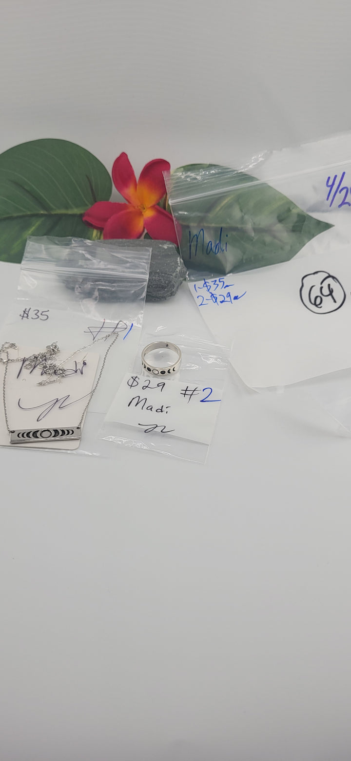 RESERVED FOR: Madi - 4/25/2025 tiktok Live Show - 2 Sterling Silver Items