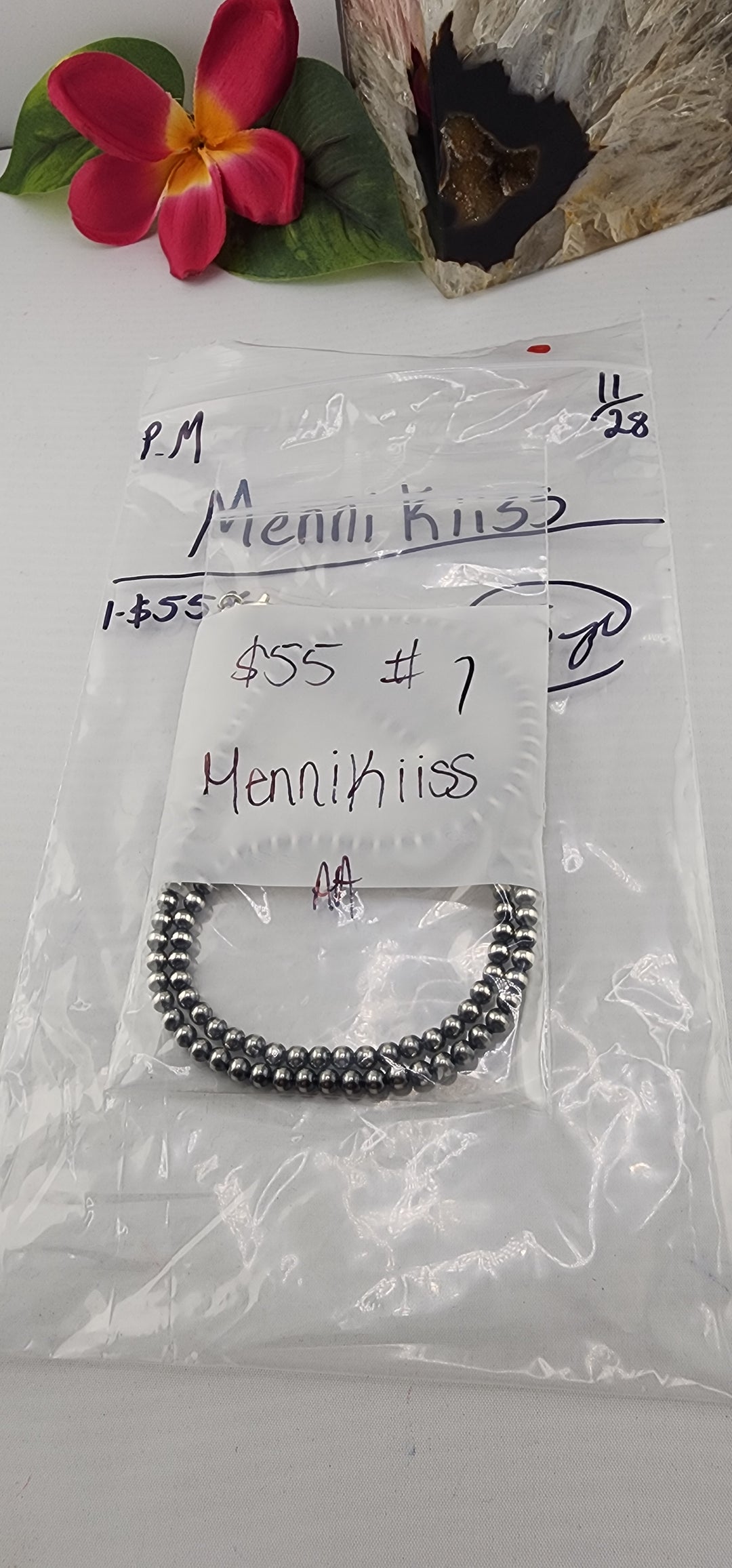 PM SHOW 48HR - RESERVED FOR: MenniKiiss - 11/28/2025 tiktok Live Show - 1 Sterling Silver Items