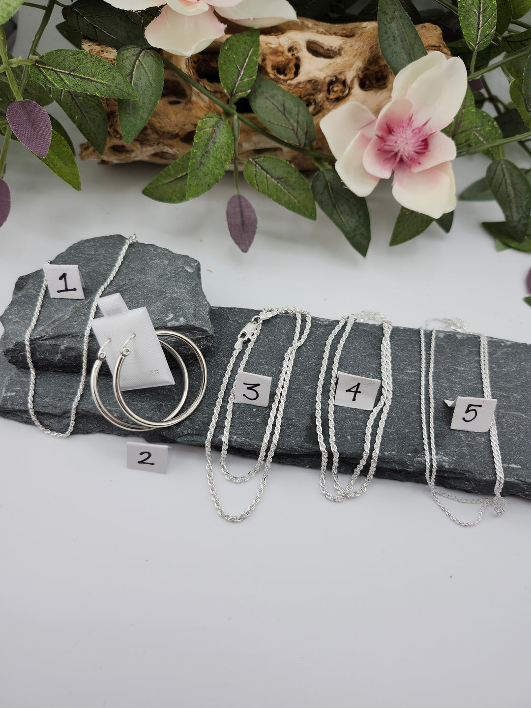 RESERVED FOR:  Elizabeth Hartless -11/22/2024 - 5 Sterling Silver Items