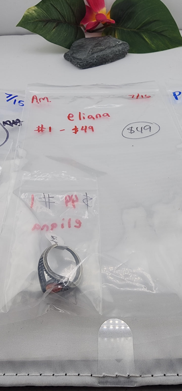 AM SHOW 48HR - RESERVED FOR:  eliana🦆💫 - 7/16/2025 FL tiktok Live Show -  1 Sterling Silver Items