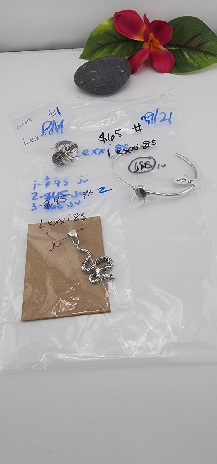 PM SHOW 48HR - RESERVED FOR:  Lexxi85- 9/21/2025 FL tiktok Live Show -3 Sterling Silver Items