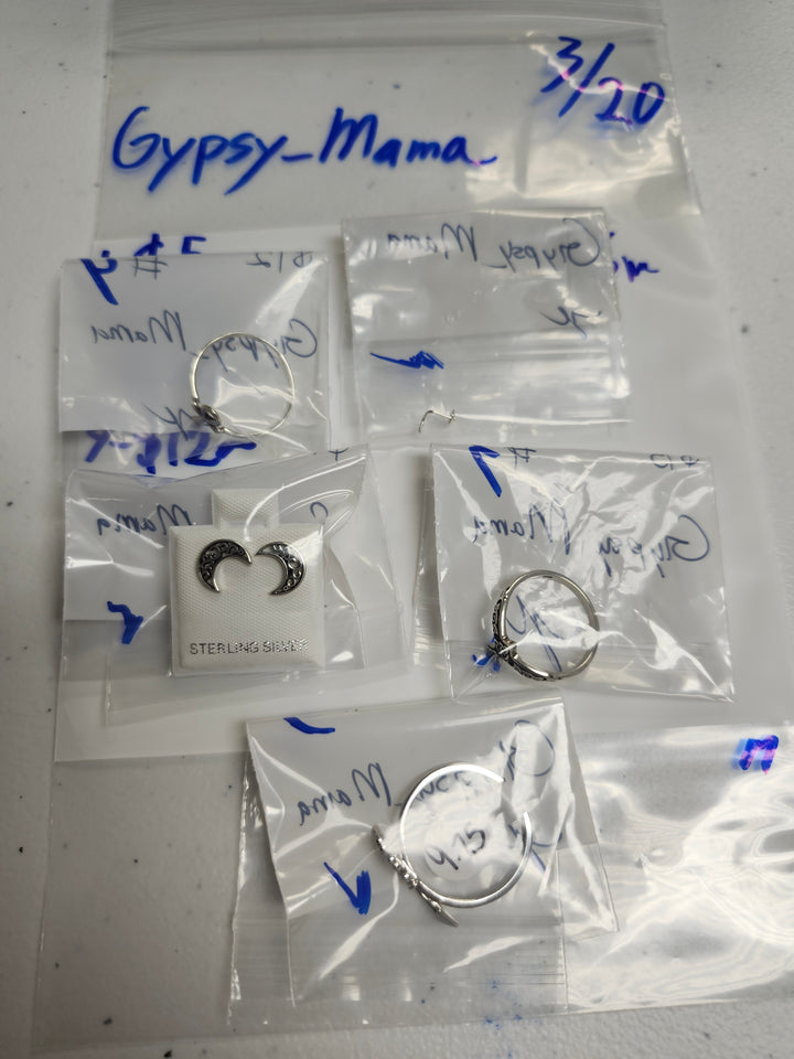 RESERVED FOR: Gypsy_Mama - 3/20/2025 Live Show -  Sterling Silver Items