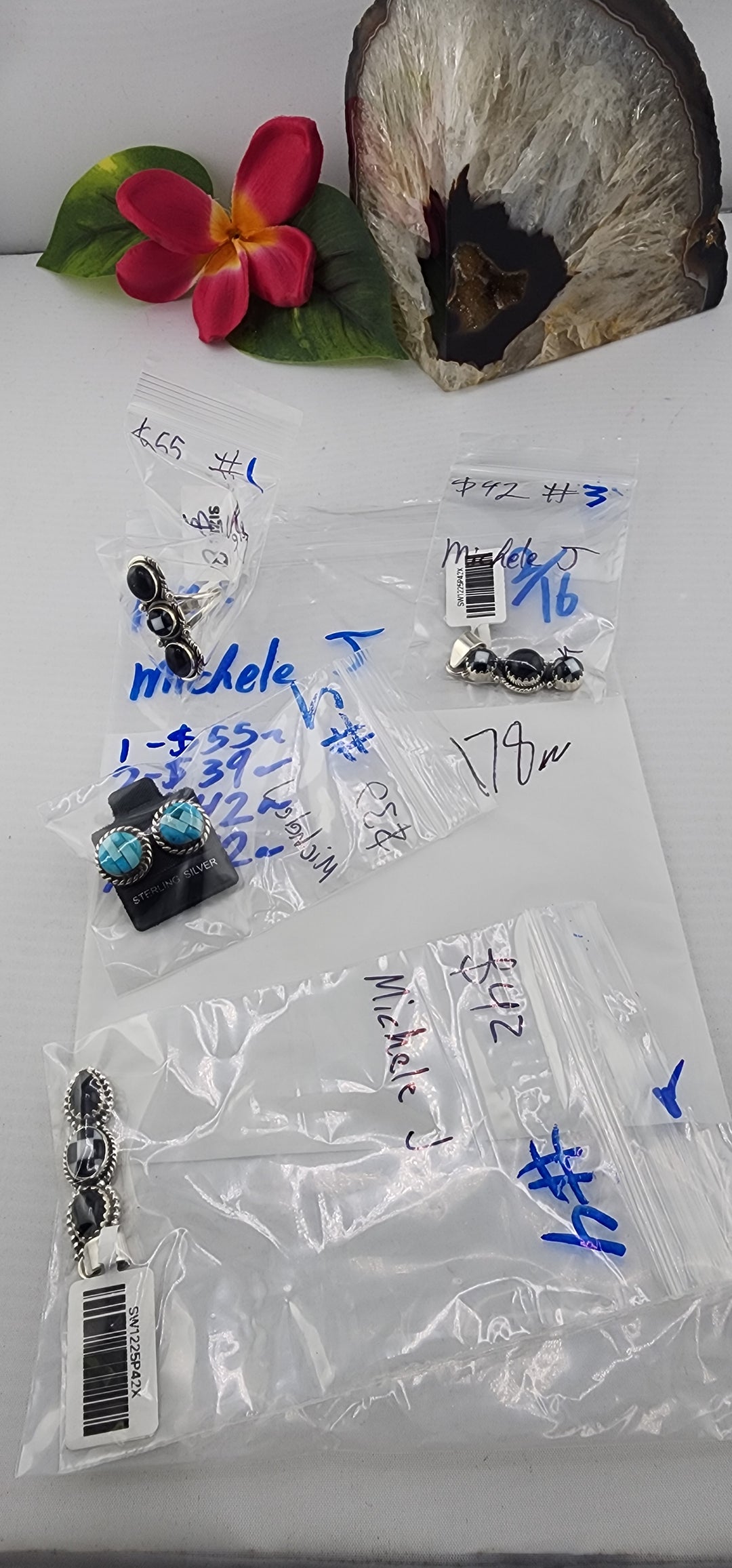 PM SHOW 48HR - RESERVED FOR: Michele J - 12/16/2025 tiktok Live Show - 4 Sterling Silver Items