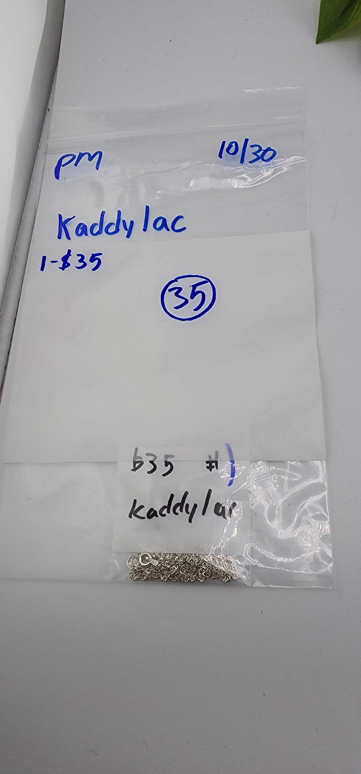 PM SHOW 48HR - RESERVED FOR: kaddyLac_kat_0777 - 10/30/2025 FL tiktok Live Show - 1 Sterling Silver Items