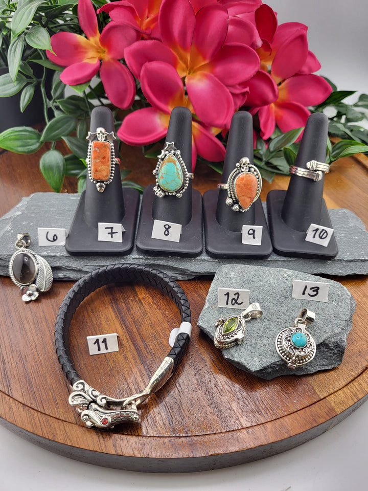RESERVED FOR:  Gina -10/20/2024 - 5 Sterling Silver Items