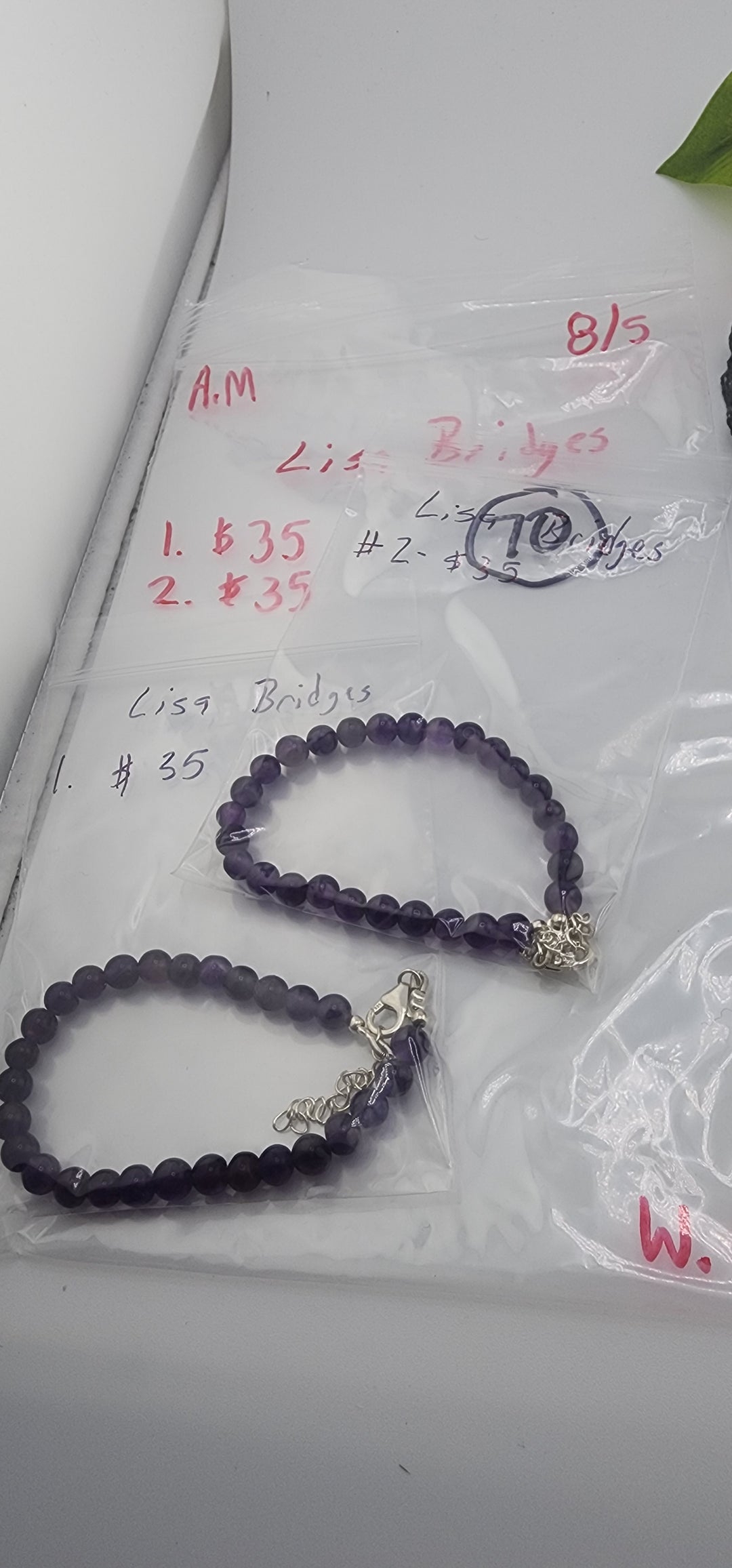AM SHOW 48HR - RESERVED FOR: Lisa Bridges - 8/5/2025 FL tiktok Live Show - 2 Sterling Silver Items