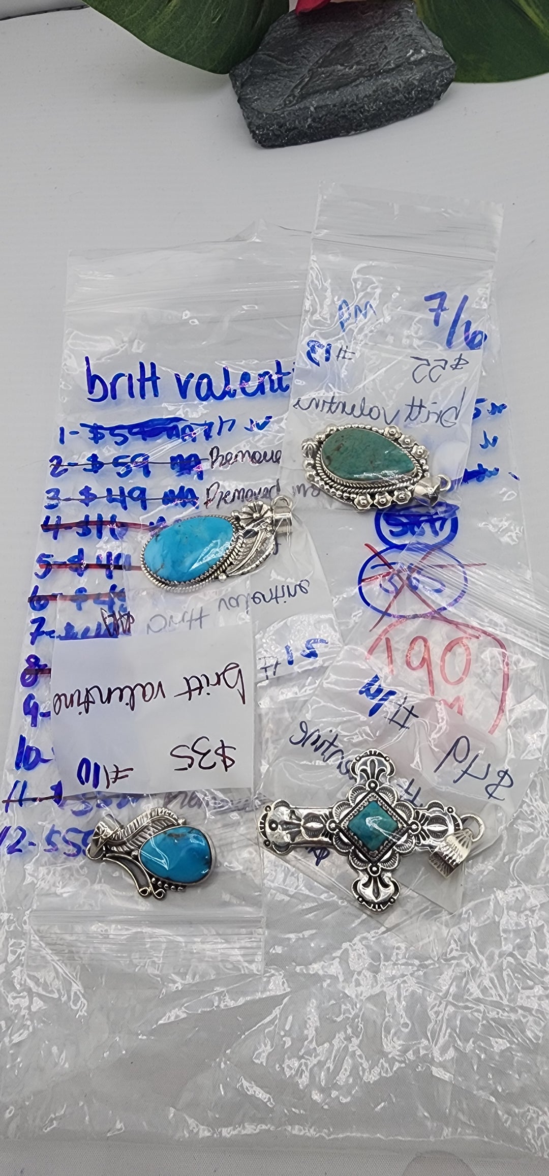 RESERVED FOR: britt valentine - 7/6/2025 tiktok Reservation Live Show - 4 Sterling Silver Items