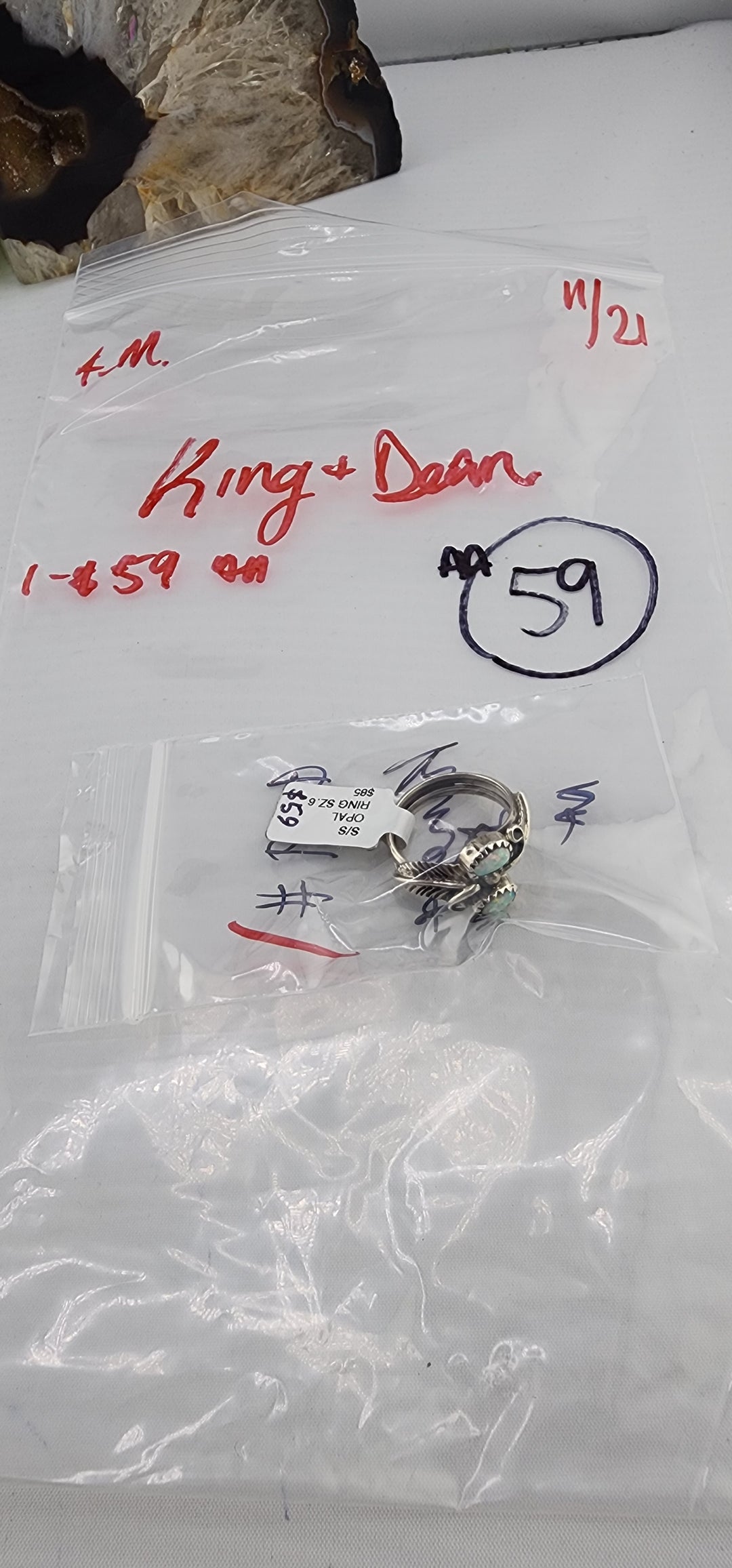 AM SHOW 48HR RESERVED FOR: King & Dean - 11/21/2025 FL tiktok Live Show - 1 Sterling Silver Items
